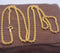 Solid 18K Yellow Gold Rope Chain