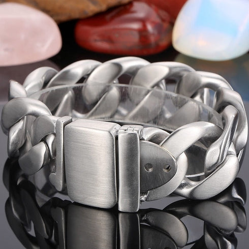 25mm Chunky Stainless Steel Miami Cuban Bracelet