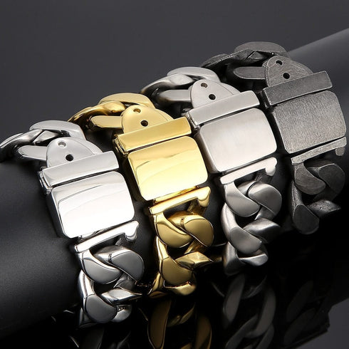25mm Chunky Stainless Steel Miami Cuban Bracelet