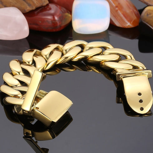 25mm Chunky Stainless Steel Miami Cuban Bracelet
