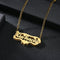 2D Custom Gothic Name Chain