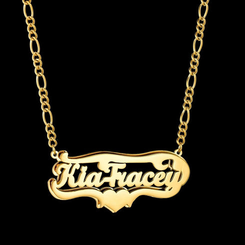2D Custom Gothic Name Chain