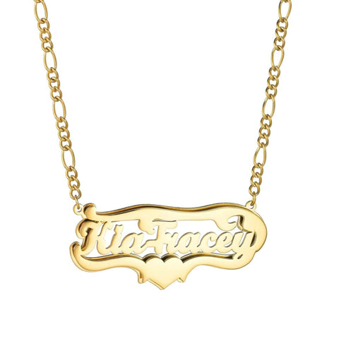 2D Custom Gothic Name Chain