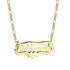 2D Custom Gothic Name Chain
