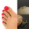 2pcs LOVE Adjustable Toe Ring