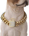 VVS Jewelry 18k Gold 14mm Luxury Cuban Link Dog Collar