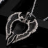 316L Stainless Steel Vintage Skull Sword Wings Pendant