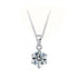 925 Sterling Silver 1ct/2ct/3ct VVS1 Moissanite Diamond Necklace