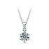 925 Sterling Silver 1ct/2ct/3ct VVS1 Moissanite Diamond Necklace