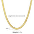 3MM Adjustable Herringbone Choker Chain