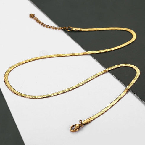 3MM Adjustable Herringbone Choker Chain