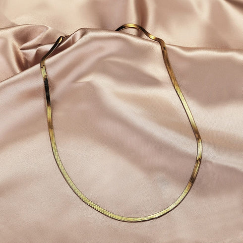 3MM Adjustable Herringbone Choker Chain