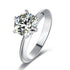 2CT Classic 8mm S925 Hexagon Moissanite Ring