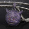 VVS Jewerly Iced Purple Devil Emoji Necklace