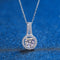5CT Brilliant Moissanite Sterling Silver Necklace