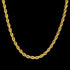 5MM 18K Solid Gold Rope Chain