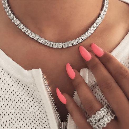 5MM Baguette Tennis Chain