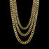 5MM Stainless Steel Miami Cuban Chain + FREE bracelet