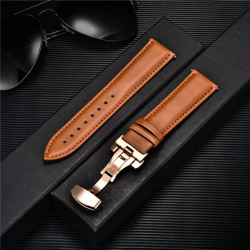 Smooth Calfskin Leather Watchstrap