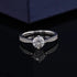 14K White Gold 1CT Moissanite Ring
