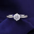 14K White Gold 1CT Moissanite Ring