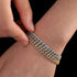 6.6mm VVS D Color Moissanite Iced out Cuban Link Bracelet