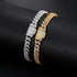 6.6mm VVS D Color Moissanite Iced out Cuban Link Bracelet