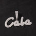 VVS Jewelry Custom Name Brush Cursive Baguette Pendant and Chain