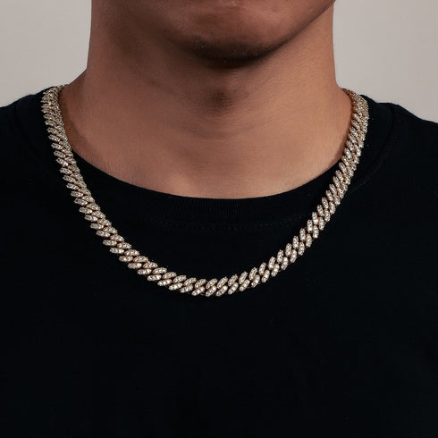 6mm/8mm Iced Out Miami Cuban Chain + FREE bracelet Bundle
