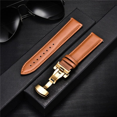 Smooth Calfskin Leather Watchstrap
