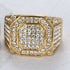 Blingy Silver/Gold Square Ring