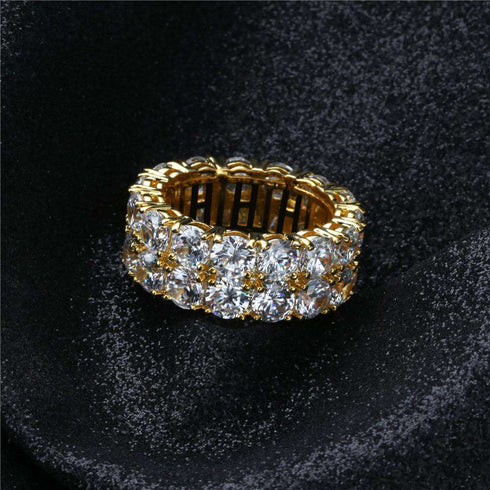 Hexagon CZ Bling Ring