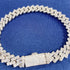 VVS Jewelry 925 Sterling Silver Moissanite S Link Cuban Bracelet