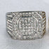Blingy Silver/Gold Square Ring