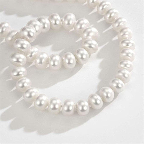 7mm-10mm Large Cultured Pearl Necklace