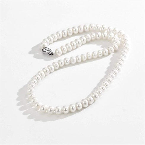 7mm-10mm Large Cultured Pearl Necklace