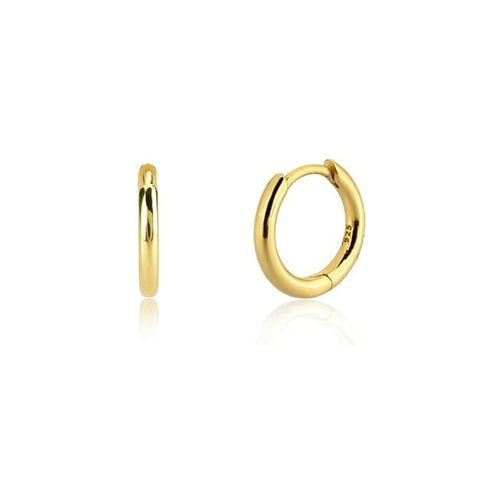 VVS Jewelry 925 Sterling Silver Men Hoop Earrings