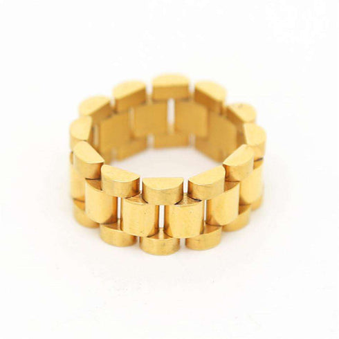 Gold/Silver Watch Band Ring