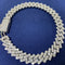 VVS Jewelry 925 Sterling Silver Moissanite S Link Cuban Bracelet