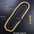 8mm Fully Iced Premium Thick Rope Chain