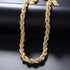 8mm Fully Iced Premium Thick Rope Chain