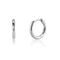 VVS Jewelry 925 Sterling Silver Men Hoop Earrings