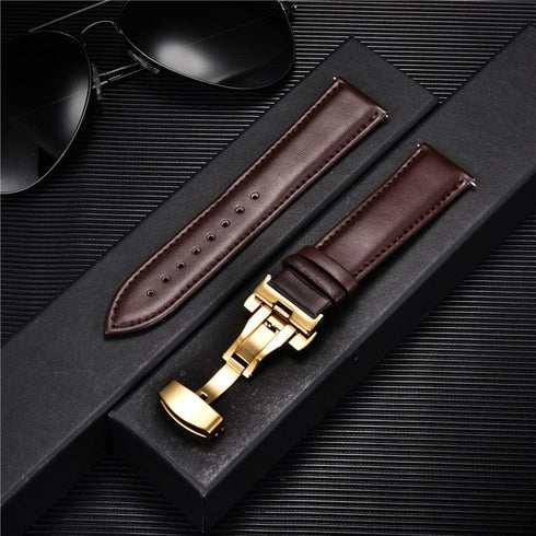 Smooth Calfskin Leather Watchstrap