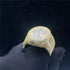 925 Sterling Silver Oval VVS Moissanite Baguette Ring