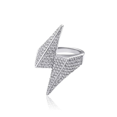 VVS Jewelry Iced Bolt Ring
