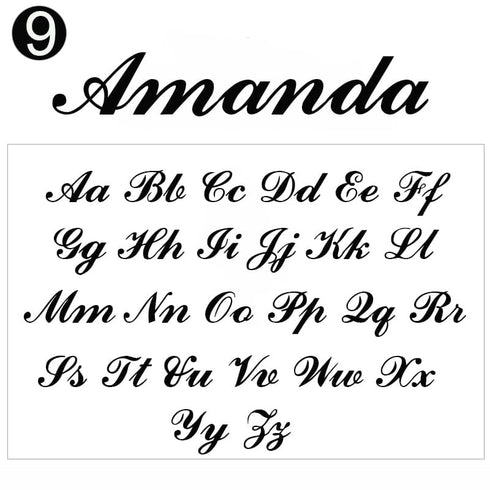 VVS Jewelry Custom Cursive Name Keychain