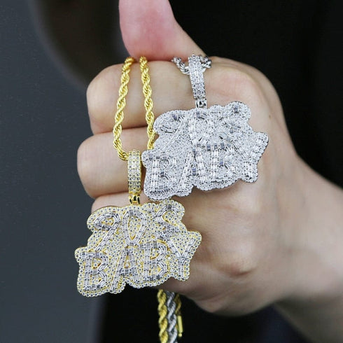 90's Baby Fully Baguette Pendant Chain