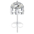 925 Sterling Silver 0.1-1 VVS Carat Heart Moissanite Stud Earrings