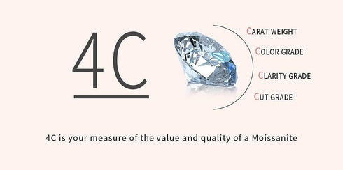 925 Sterling Silver 0.1-1 VVS Carat Heart Moissanite Stud Earrings