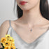 925 Sterling Silver 1ct/2ct/3ct VVS1 Moissanite Diamond Necklace